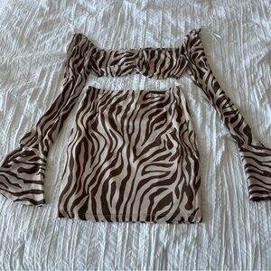 zebra two pice set